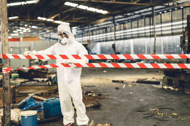 Professional Biohazard technician working in Crofton, NE